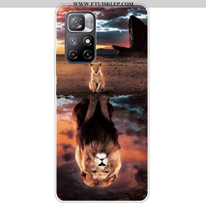 Etui do Xiaomi Redmi Note 11 Pro Plus 5G Silikon Feline Dream